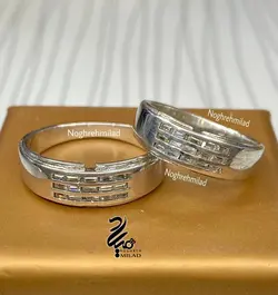 حلقه ست نقره برلیان جواهری کد H5462