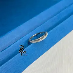 انگشتر مینیمال تاج کد N90871