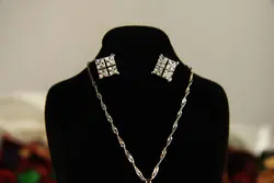 نیم ست تیتانیوم طرح جواهر باگت