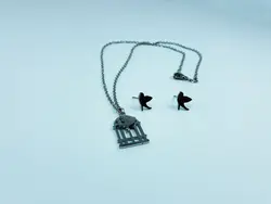 نیم ست استیل مرغ آمین