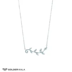 گردنبند طلا طرح برگ