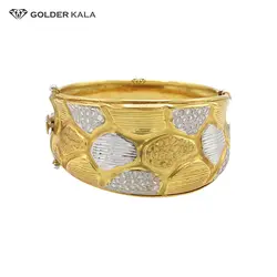 دستبند طلای پهن مدل 2194