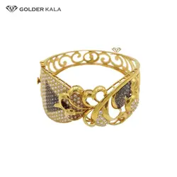 دستبند طلا پهن مدل 2048