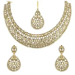 نیم ست طلا هندی کد 4190