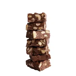 شکلات شیری بیسکویت فندق 150 گرمی شیشه ای tearink - تیرینک | دمنوش، قهوه، چای، شکلات