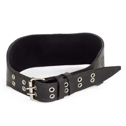 کمربند ورزشی چرم طبیعی بالشت دار عرض 10 سانت - چارشین