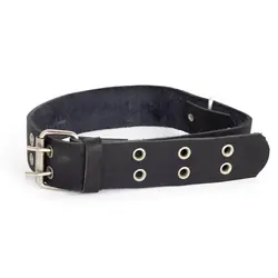 قلاده گردنی سگ چرم طبیعی عرض 5.5 سانت - چارشین