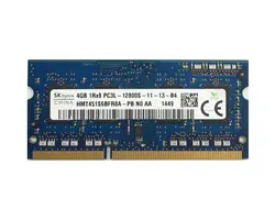 رم لپ‌تاپ SK hynix DDR3 4GB PC3L 12800S