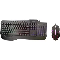 کیبورد و ماوس باسیم مخصوص بازی وریتی مدل V-KB6121GCW