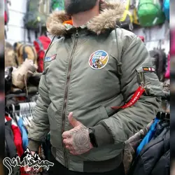 کاپشن خلبانی nasa کلاهدار