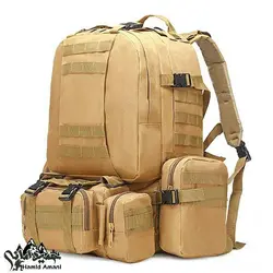 کوله پشتی تاکتیکال چهار تیکه