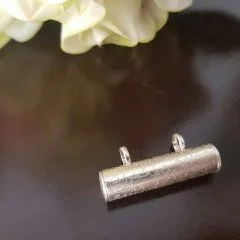 قاب نقره لوله ای مخصوص حرز امام جواد (ع)