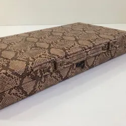 تخته نرد پوست ماری طرح بانو