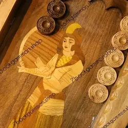 تخته نرد مدل شیرین و فرهاد