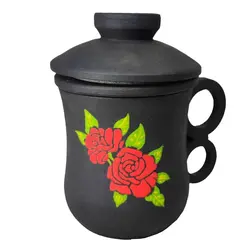 ماگ نقاشی شده مدل گلبرگ