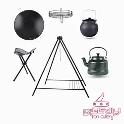 ست ظروف آشپزی در طبیعت - ایران کاتلری