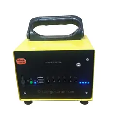 پکیج برق خورشیدی سیار 10 وات 7 آمپر ساعت مدل RP1107