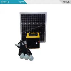 پکیج برق خورشیدی سیار 50 وات 18 آمپر ساعت مدل RP5118