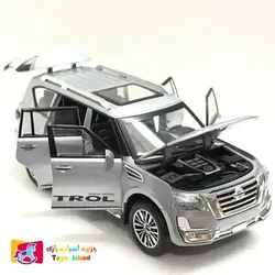 ماکت ماشین فلزی نیسان پاترول موزیکال و چراغ دار کد 0532