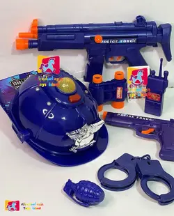 ست اسباب بازی تفنگ با کلاه