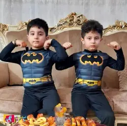 لباس شخصیت بتمن عضلانی (جنس کشی ) سایز 7 تا 8 سال