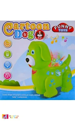 اسباب بازی موزیکال چراغدار طرح سگ