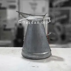 پیمانه (ظرف) روغن فلزی با ورق گالوانیزه با حجم مختلف