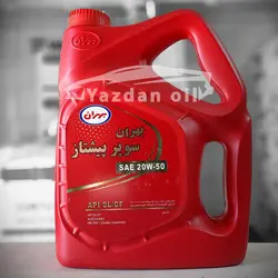 روغن موتور بهران سوپر پیشتاز 20W50 چهار لیتری (بسته 6 عددی) Behran Superpishtaz 20W50  Engine oil