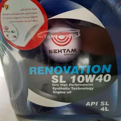 روغن موتور رنوویشن الف ایرانی Renovation 10W40 حجم 4 لیتر