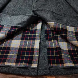 پالتو مردانه طوسی اورجینال