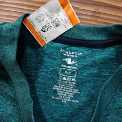 تیشرت ورزشی آستین کوتاه نفتی اورجینال