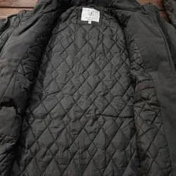 کاپشن زمستانی زیتونی اورجینال