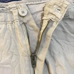 شلوارک اسپورت کتان کرمی اورجینال