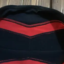 لگ سه ربع ورزشی زنانه قرمز مشکی اورجینال