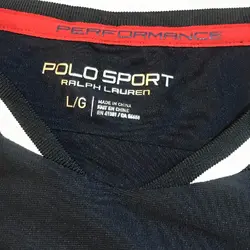 تیشرت ورزشی آستین بلند سرمه ای POLO اورجینال