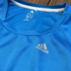 تیشرت ورزشی آستین بلند آبی ADIDAS اورجینال