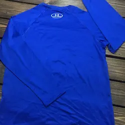 تیشرت ورزشی آستین بلند آبی UNDER ARMOUR اورجینال