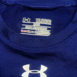 تیشرت ورزشی آستین بلند آبی UNDER ARMOUR اورجینال