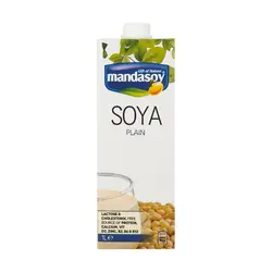 شیر سویا ساده مانداسوی 1 لیتر