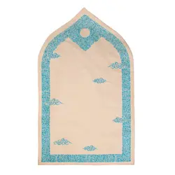 00204193-سجاده آسمان 114در60.5 جنس رویی مخمل و زیرین آستر-ماهد