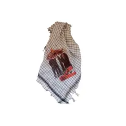 013540-چفیه عکس دار طرح رهبری و سیدحسن  حاج قاسم