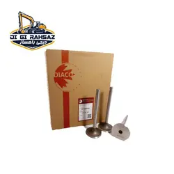 سوپاپ دود موتور VALVE-INLET 3304/6  (بدون پلیت) 5S6452 (DIACO)