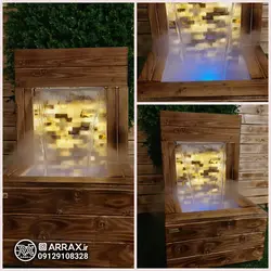 آبنما پرده آب رومیزی کد AR108 - آبنمای آراکس