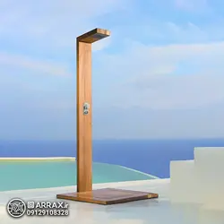 کابین دوش کنار استخر - آبنمای آراکس