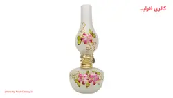 چراغ نفتی توپی بدون پایه مات طرح شاخه فر