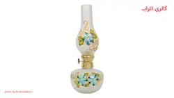 چراغ نفتی توپی بدون پایه مات طرح شاخه فر