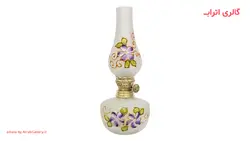 چراغ نفتی توپی بدون پایه مات طرح شاخه فر