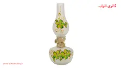 چراغ نفتی توپی بدون پایه مات طرح شاخه فر