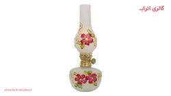 چراغ نفتی توپی بدون پایه مات طرح شاخه فر