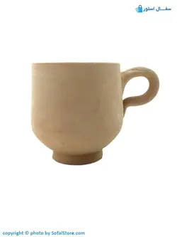 لیوان سفالی آبخوری بیسکویتی